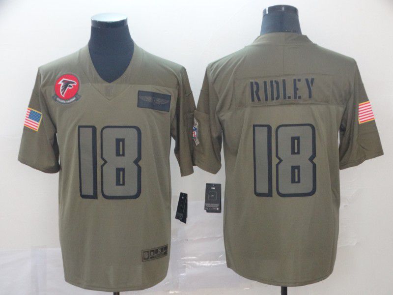 Men Atlanta Falcons #18 Ridley Nike Camo 2019 Salute to Service Limited NFL Jerseys->buffalo bills->NFL Jersey